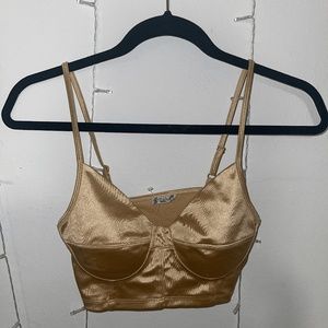 Intimately | Free People Golden Bustier Top